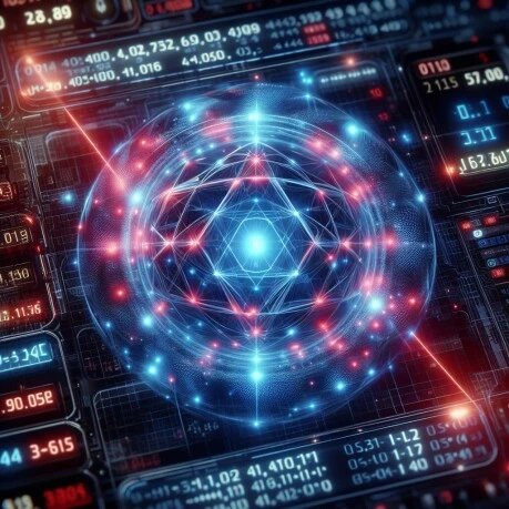 abstract tech shape