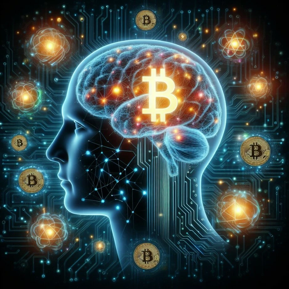 bitcoin abstract art